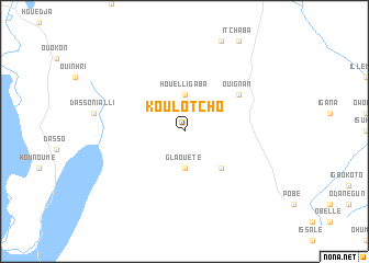 map of Koulotcho