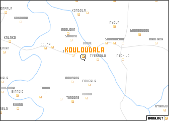 map of Kouloudala