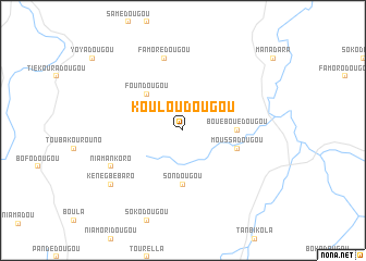 map of Kouloudougou