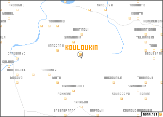 map of Kouloukin