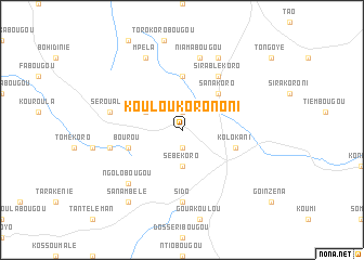 map of Kouloukorononi