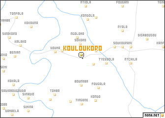 map of Kouloukoro