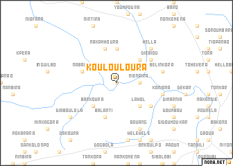 map of Koulouloura