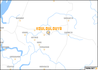 map of Kouloulouya