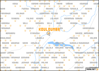 map of Kouloumba