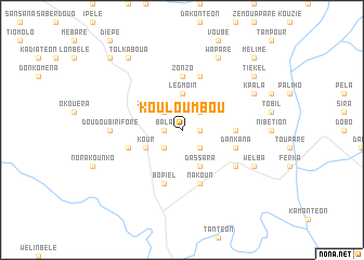 map of Kouloumbou