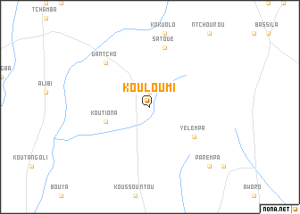 map of Kouloumi