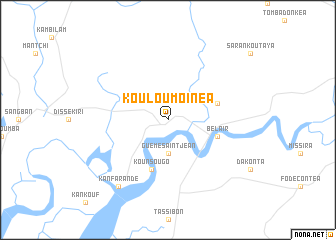 map of Kouloumoinéa