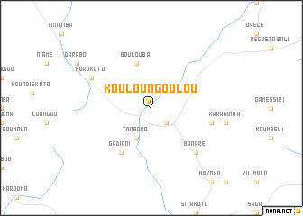 map of Kouloungoulou