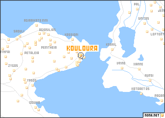 map of Kouloúra