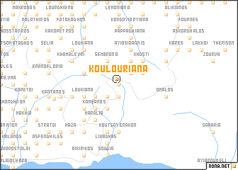 map of Koulourianá