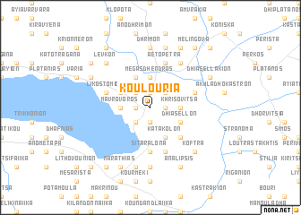 map of Kouloúria