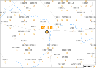 map of Koulou