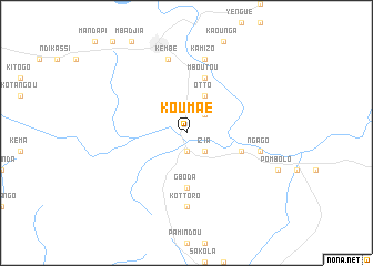 map of Koumae