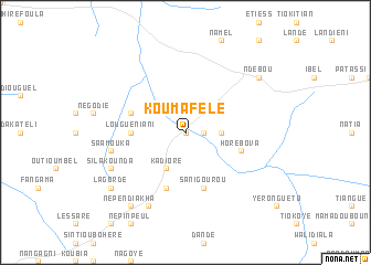 map of Koumafélé