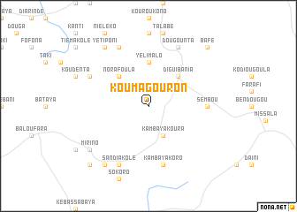 map of Koumagouron