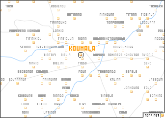 map of Koumala