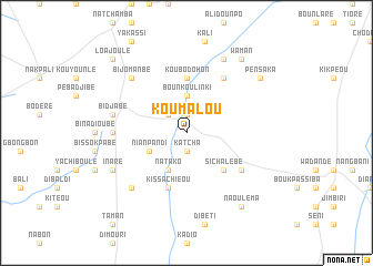 map of Koumalou