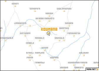 map of Koumana