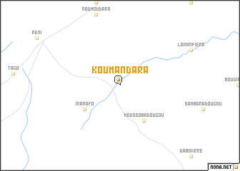 map of Koumandara