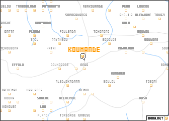 map of Koumandé