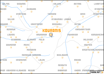 map of Koúmanis