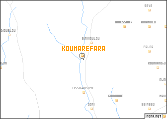 map of Koumaréfara