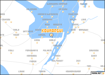 map of Koumargui