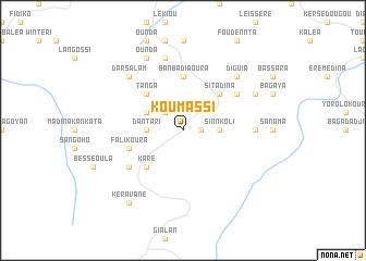 map of Koumassi