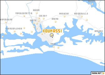 map of Koumassi