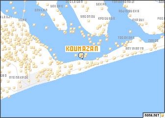 map of Koumazan