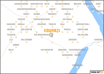 map of Koumazi