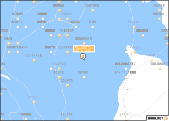 map of Kouma