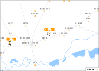 map of Kouma