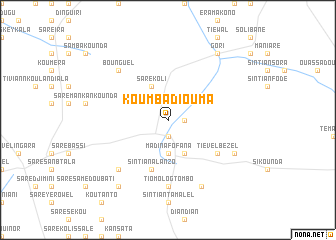 map of Koumbadiouma