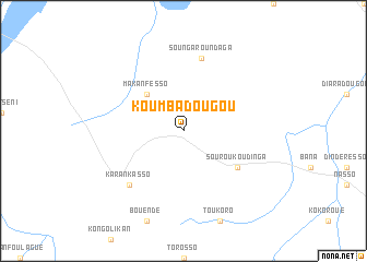 map of Koumbadougou