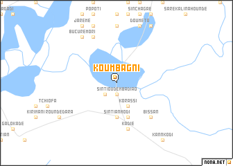 map of Koumbagni