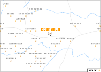 map of Koumbala