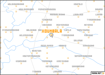 map of Koumbala