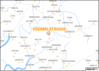 map of Koumbaléfougué