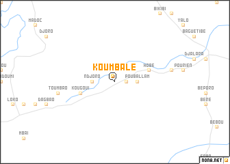 map of Koumbale