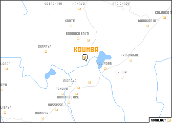 map of Koumba