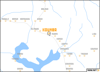 map of Koumba