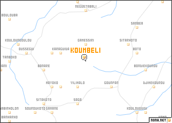 map of Koumbéli