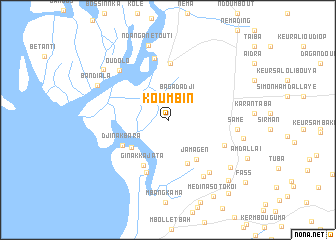 map of Koumbin