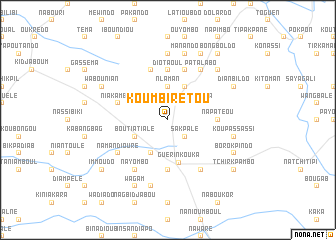 map of Koumbiretou