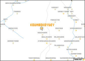 map of Koumbo Koy Dey