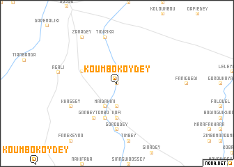 map of Koumbo Koy Dey