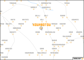 map of Koumbotou