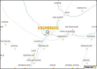 map of Koumbouko